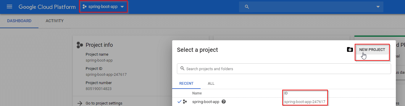 googleCloudConsoleProjectSetupView