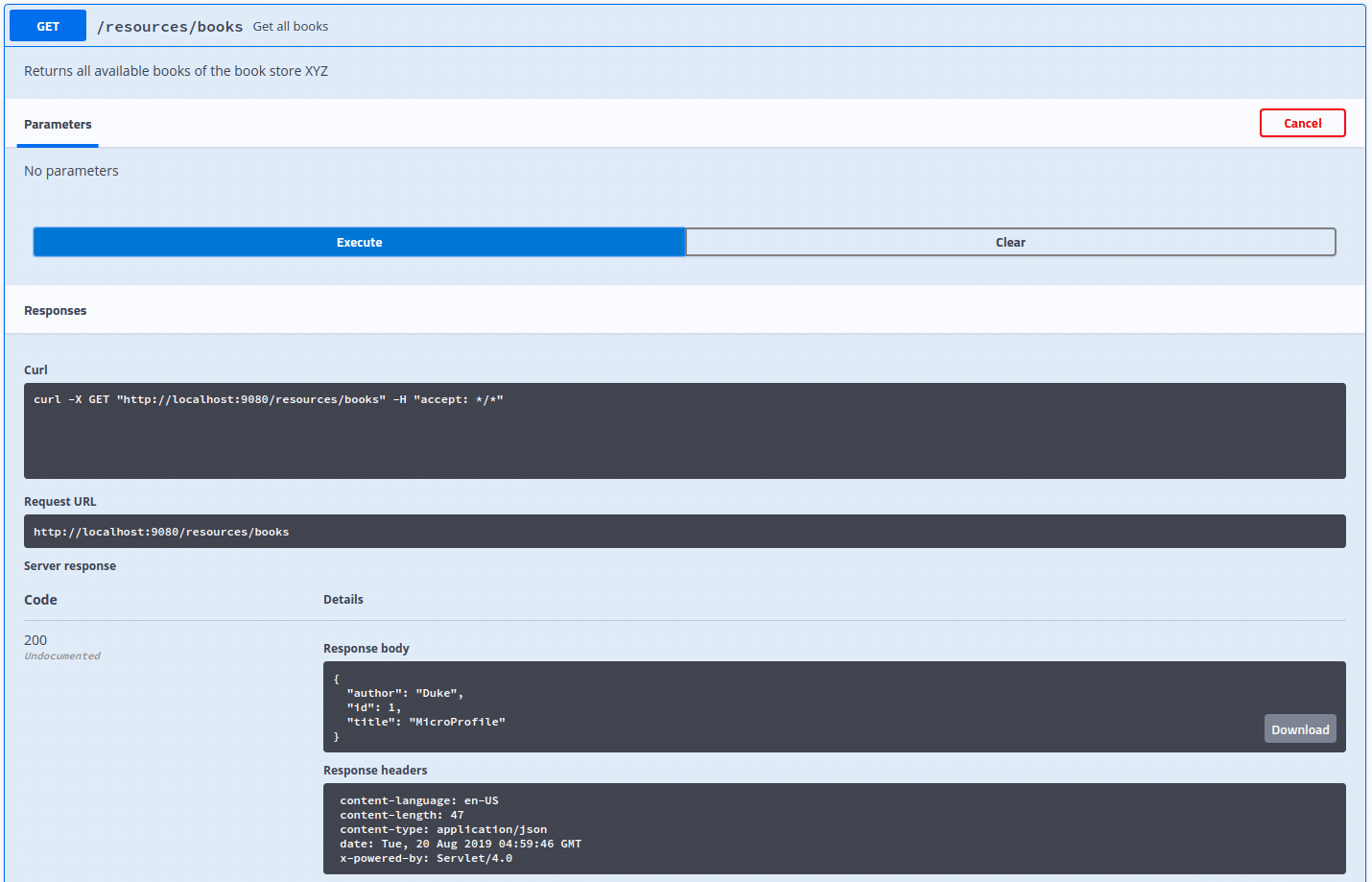 microProfileOpenAPIExecutionOfApiCall