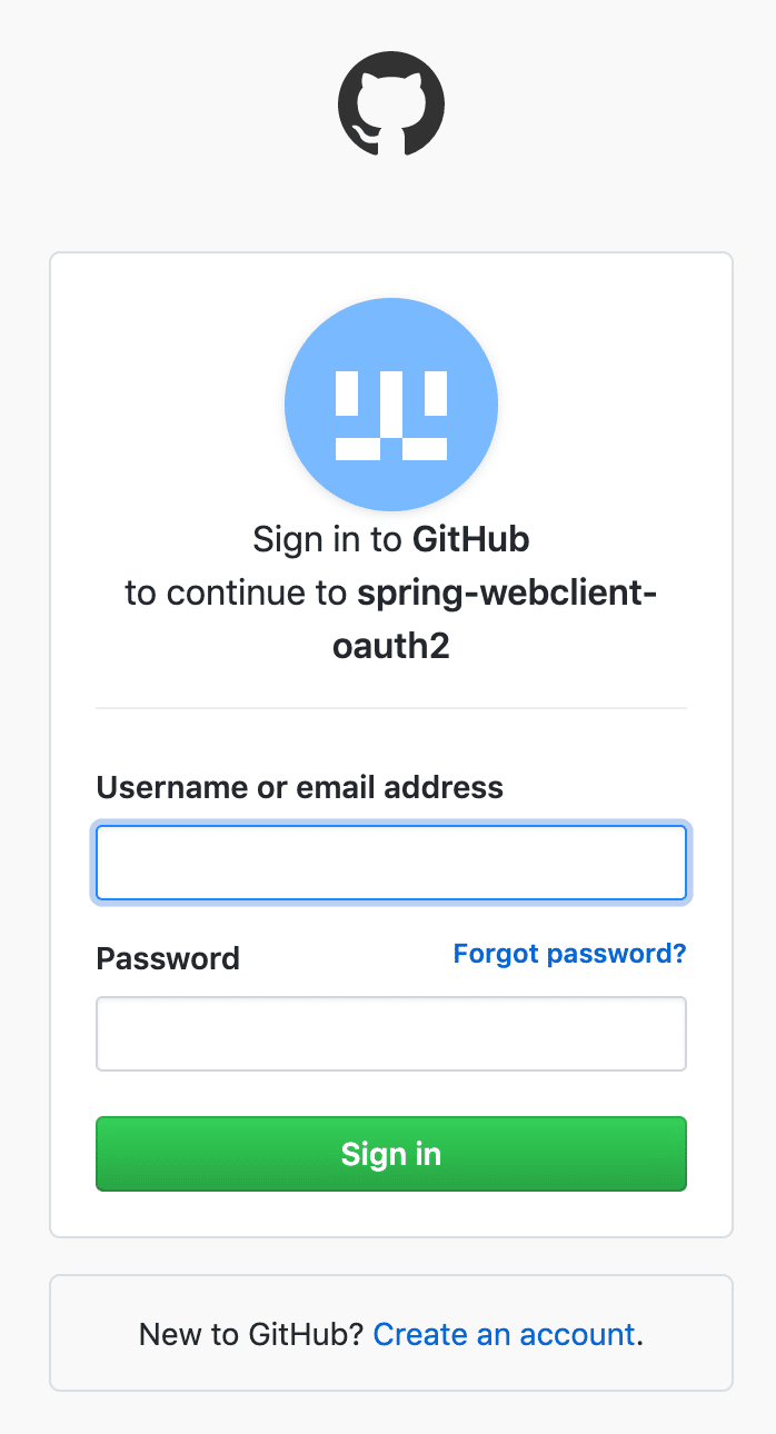 OAuth2 Login with GitHub