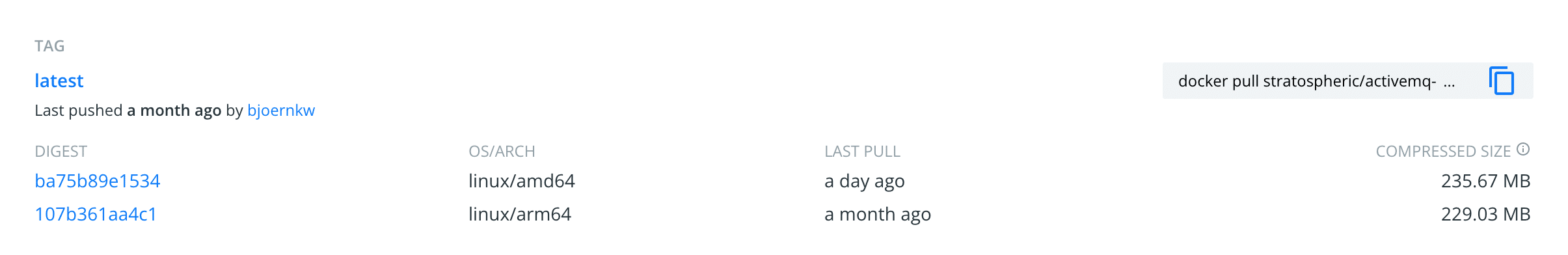 Multiple Platform Docker Build Example using GitHub Actions